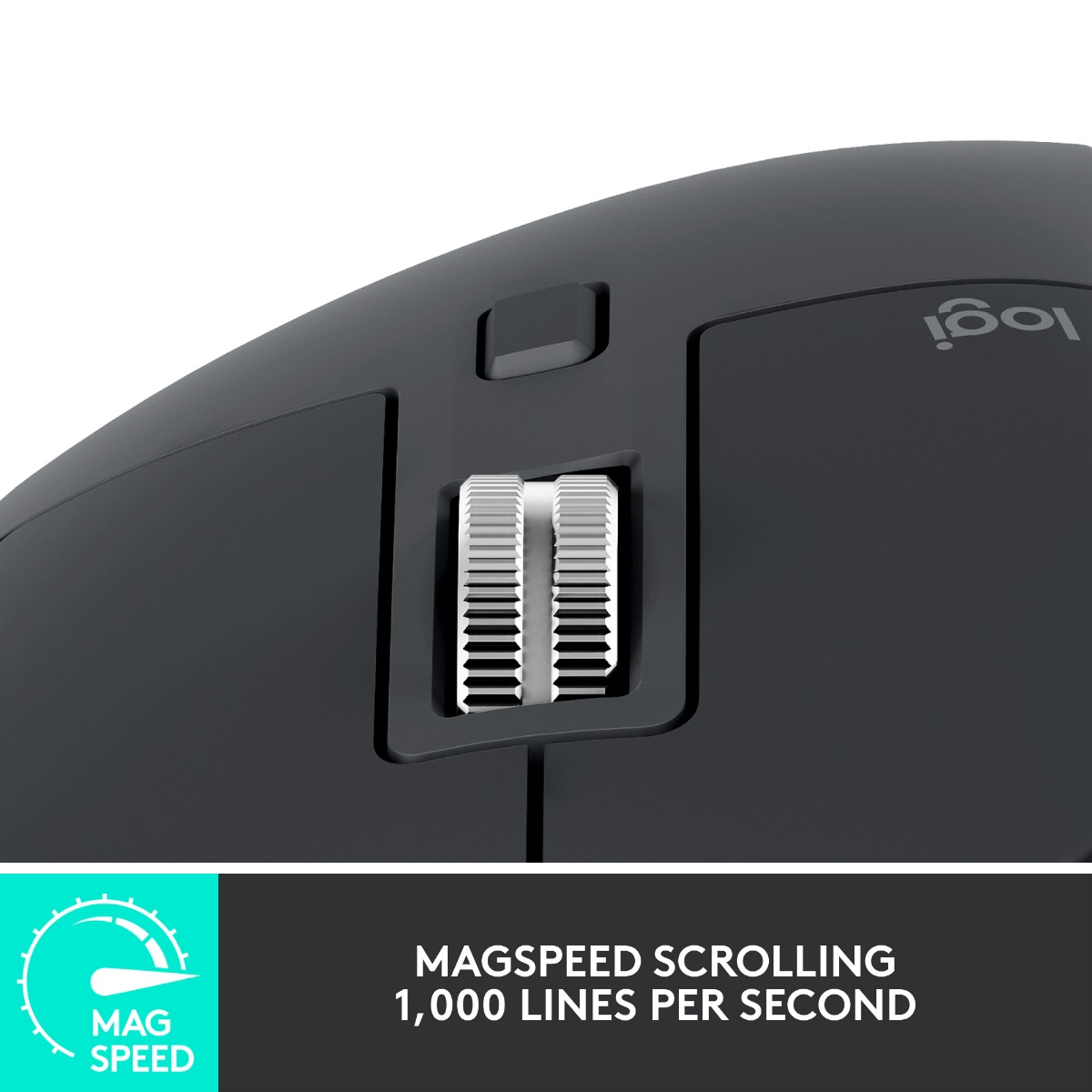 МИШКА LOGITECH MX MASTER 3S - Wireless / Безжична - Graphite - PN 910-006559
