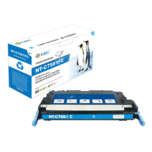 КАСЕТА ЗА HP Color Laserjet 3000/2700 - Q7561A - Cyan - Remanufactured - PN NT-C7561F - G&G