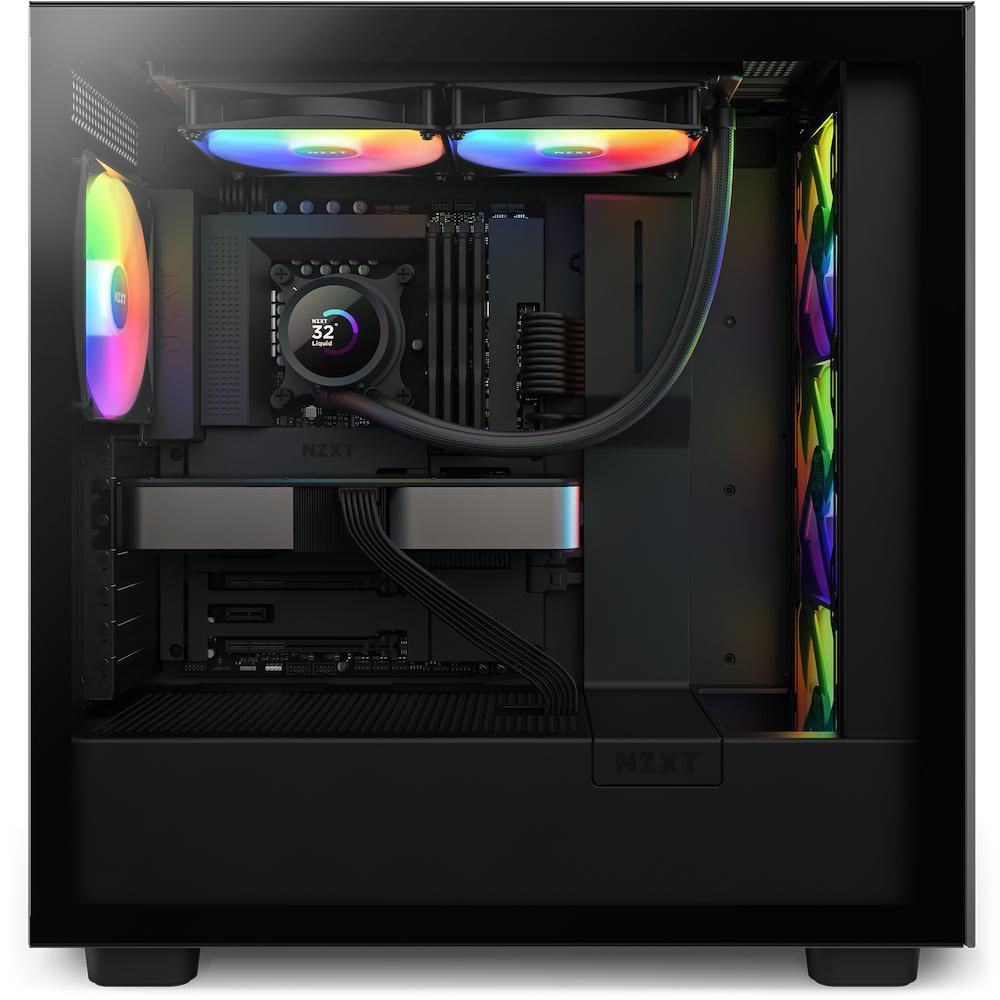 Вентилатор NZXT Water cooling Kraken 280 RGB / RL-KR280-B1 Black - PN RL-KR280-B1