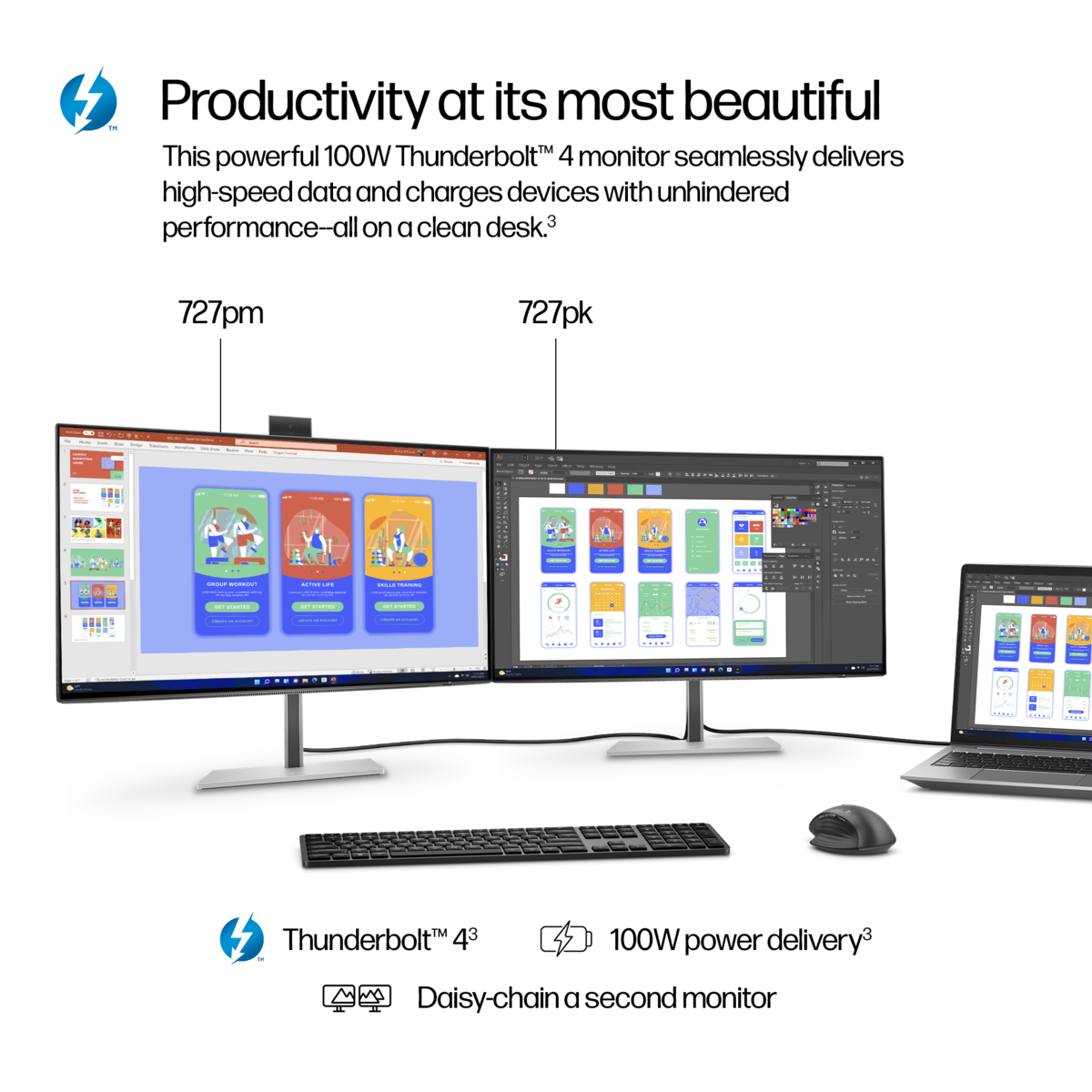 Монитор 27" HP Monitor 8J9G2AA / 8J9G2AA#ABB Silver/Black - PN 8J9G2AA#ABB