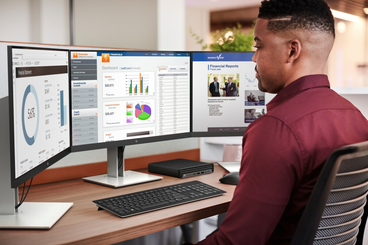 Монитор 24" HP Monitor 9VF99AA / 9VF99AA#ABB Black - PN 9VF99AA#ABB