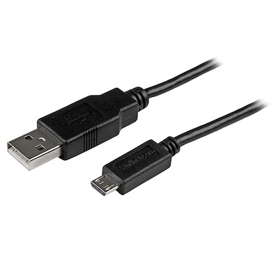 КАБЕЛ USB STARTECH - USB to micro USB - 3,0 m - Black - PN USBAUB3MBK