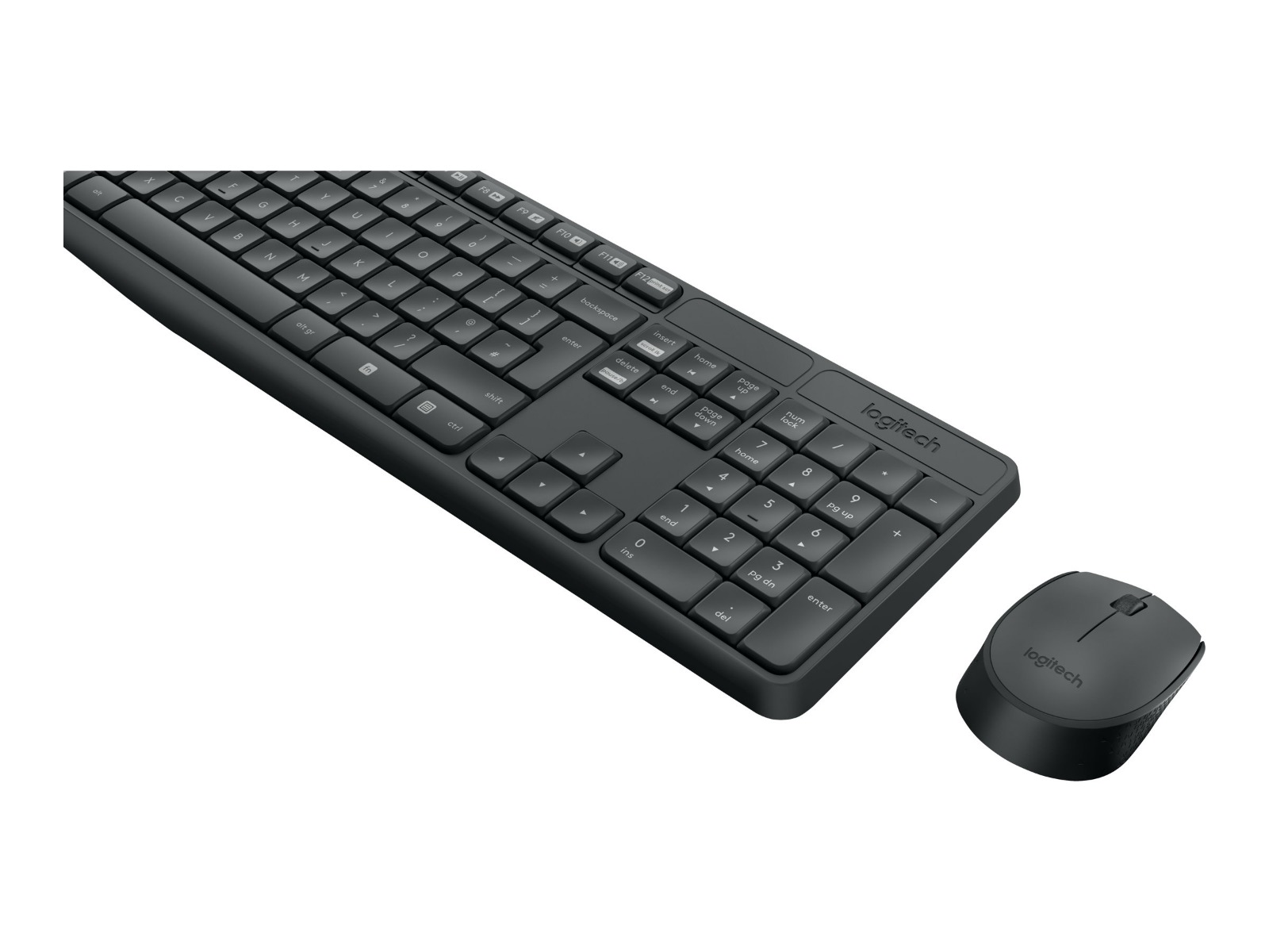 КОМПЛЕКТ МИШКА + КЛАВИАТУРА LOGITECH MK235U - С БДС КИРИЛИЗАЦИЯ - Wireless - Black - PN 920-007931