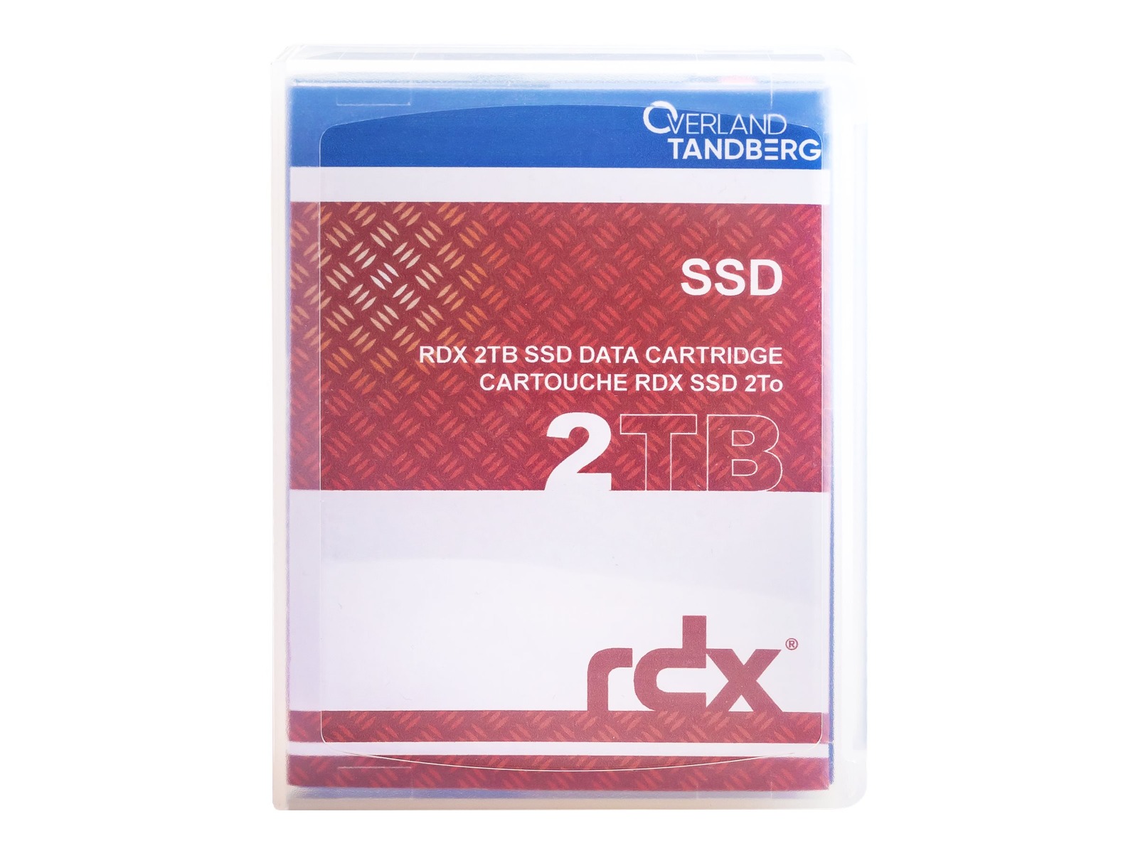 Касета за съхранение Tandberg Data RDX cartridge OT SSD 2TB / Black/Orange - PN 8878-RDX