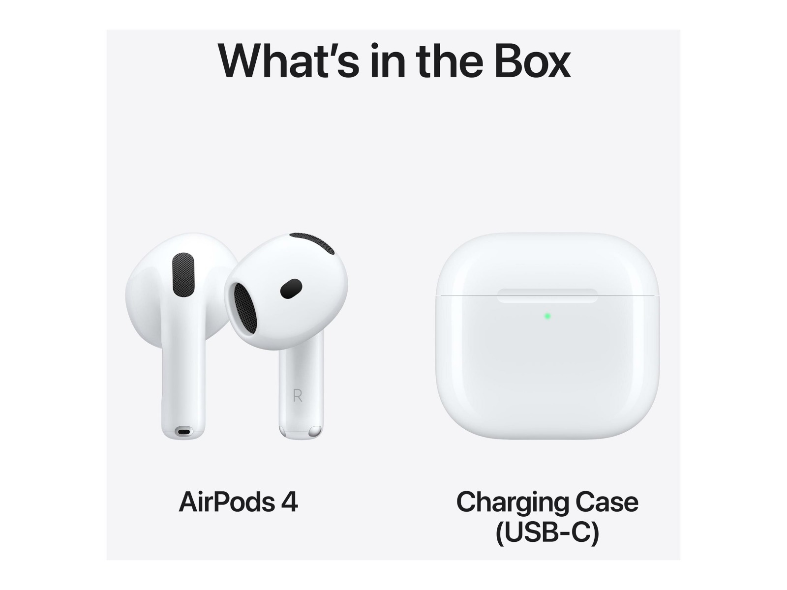 Слушалки Apple Headphones AirPods 4 ANC / MXP93ZM/A White - PN MXP93ZM/A