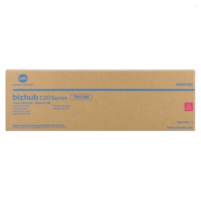 ТОНЕР КАСЕТА ЗА KONICA MINOLTA BIZHUB C20 Series - Magenta - TN318M (TN-318M) -  PN A0DK353