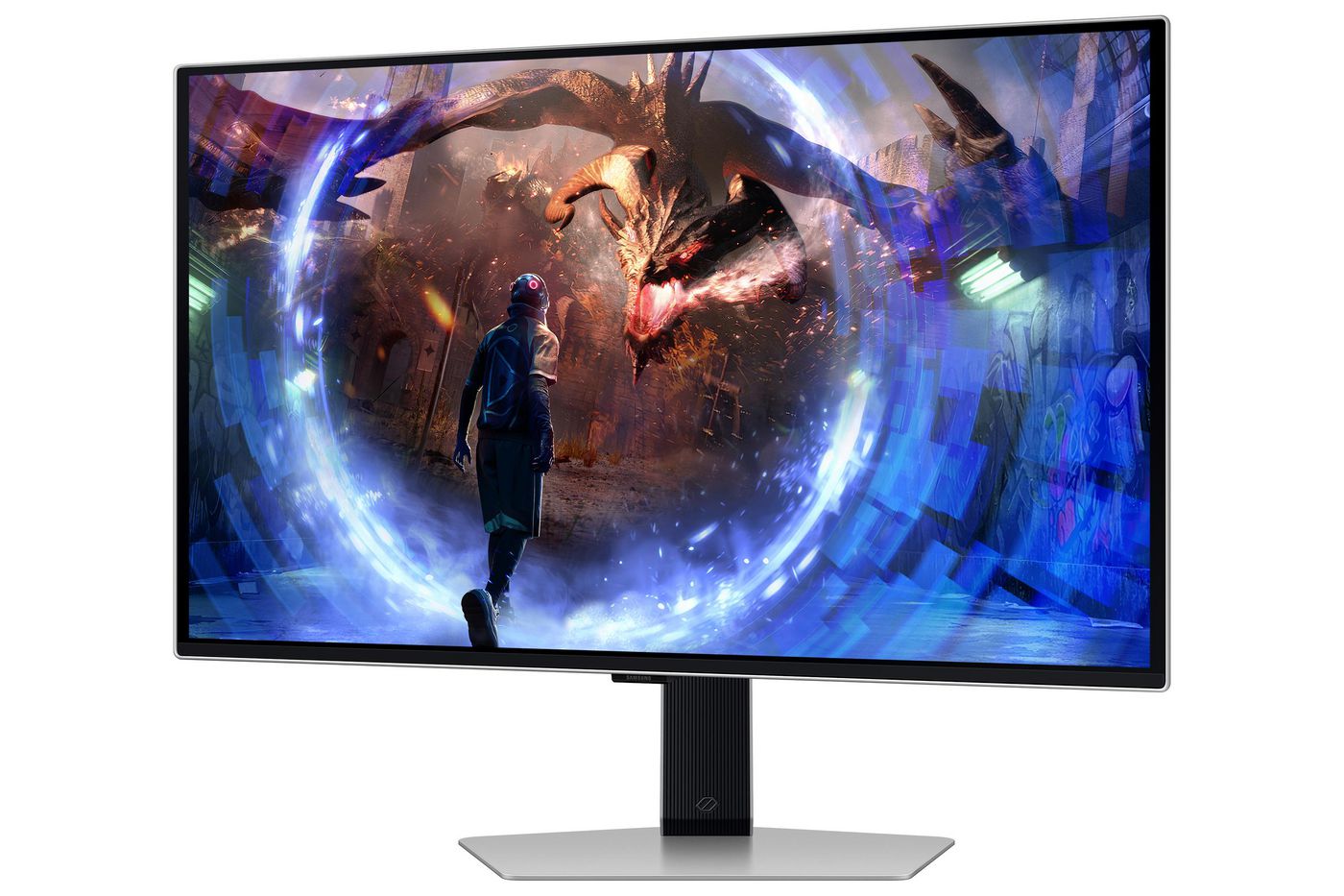 Монитор 27" OLED Samsung Monitor Odyssey G6 S27DG602SU Silver - PN LS27DG602SUXEN