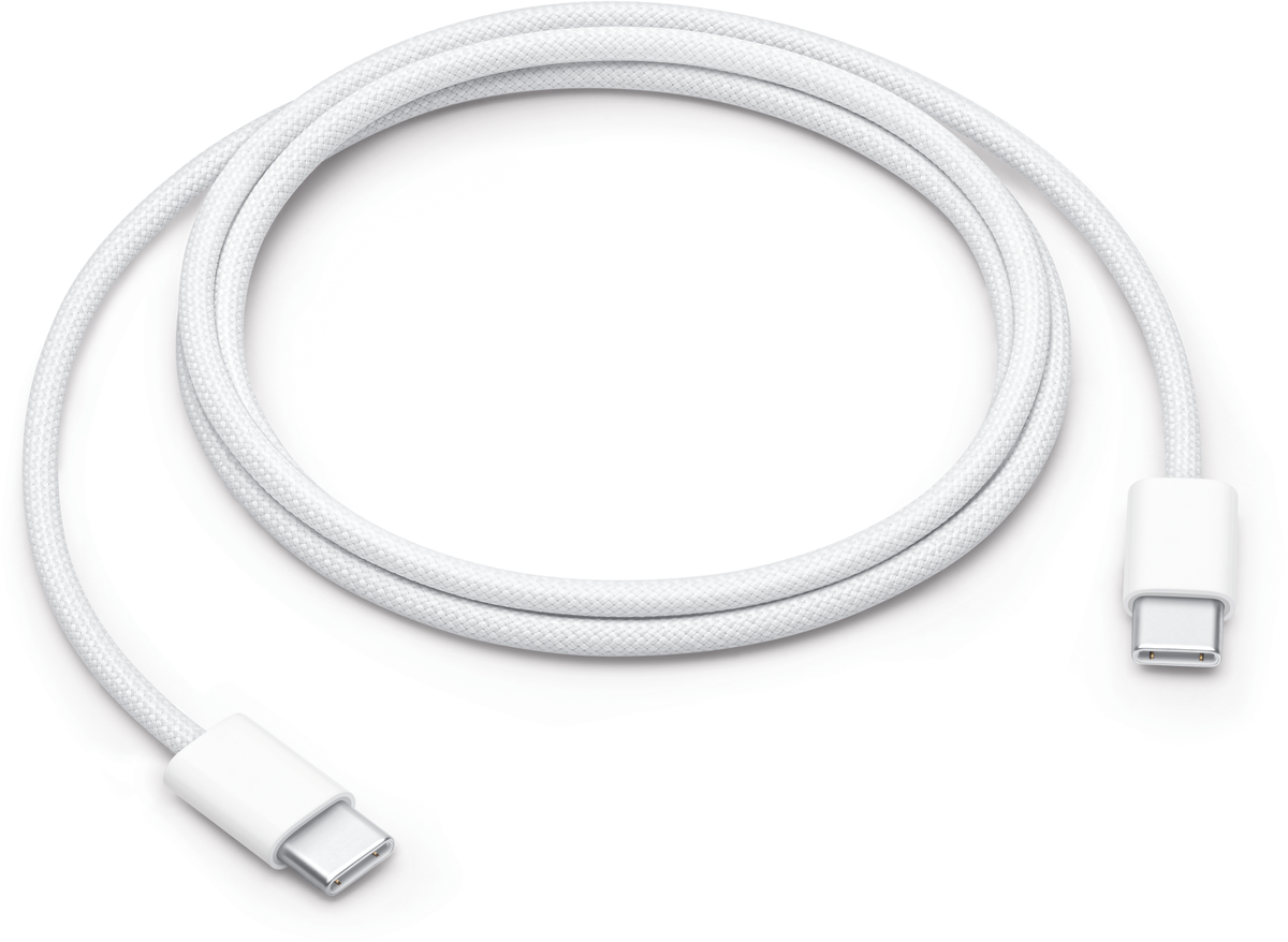 Кабел Apple Cable USB-C към USB-C MQKJ3ZM/A - 1,0 m - White - PN MQKJ3ZM/A