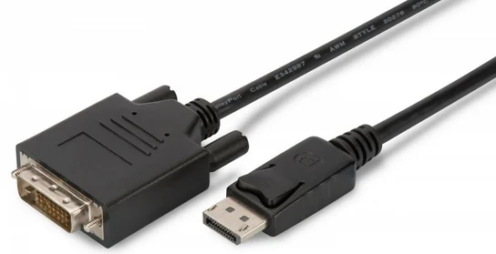 КАБЕЛ DIGITUS - DisplayPort 1.1 to DVI - 2,0 m - Black - PN AK-340306-020-S