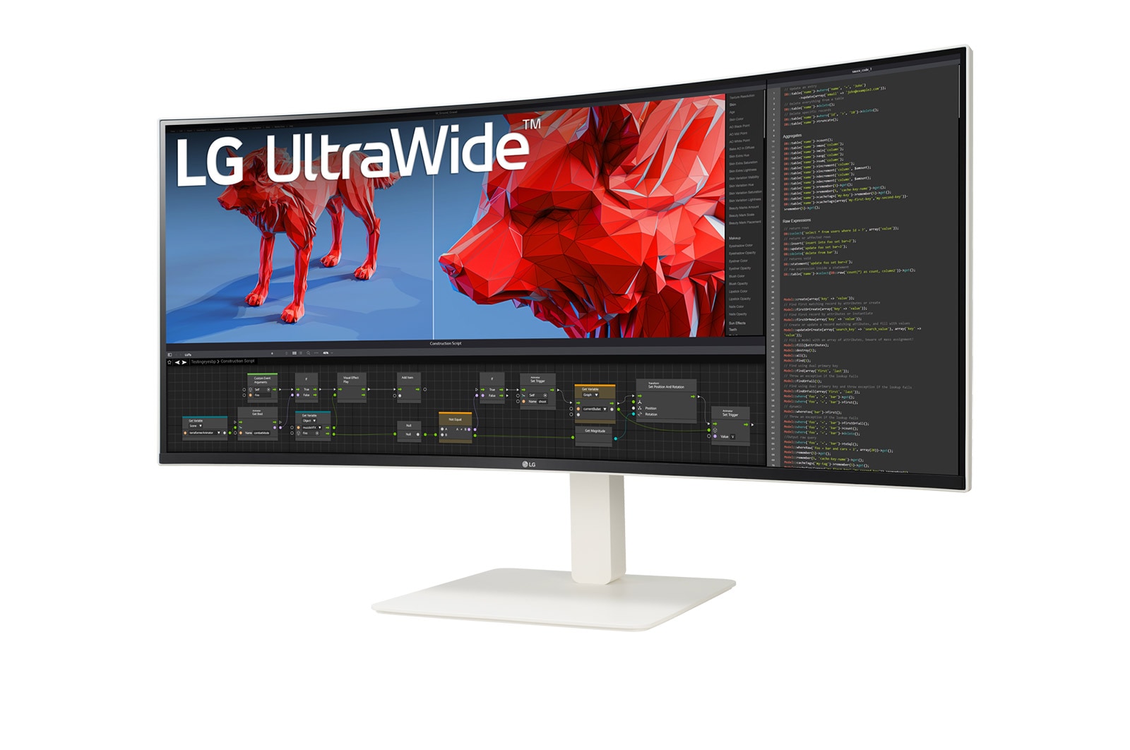 Монитор LG Monitor UltraWide 38BR85QC-W / 38BR85QC-W.AEU White (38 ") - PN 38BR85QC-W.AEU