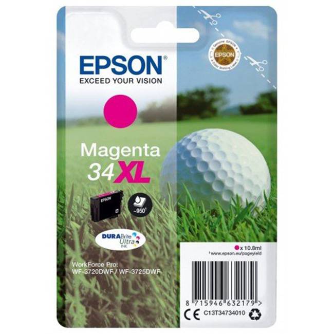 ГЛАВА ЗА EPSON WORK FORCE PRO WF 3720WF/3725WF - /34XL/ - Magenta - PN T34734010