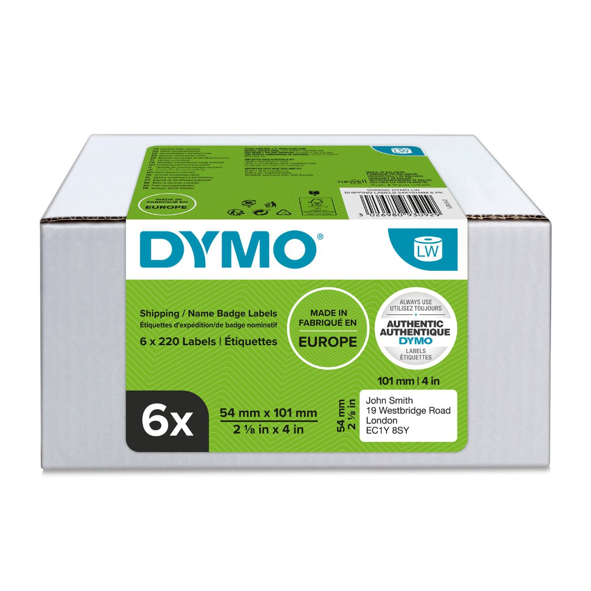 Лента за етикетни принтери Dymo Label 2093092 - White - PN 2093092