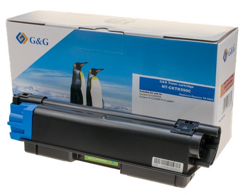 КАСЕТА ЗА KYOCERA  FS C5250DN/C2026 MFP/C2126 MFP - Cyan - TK590C (TK-590C) - PN NT-CKTK590C - G&G