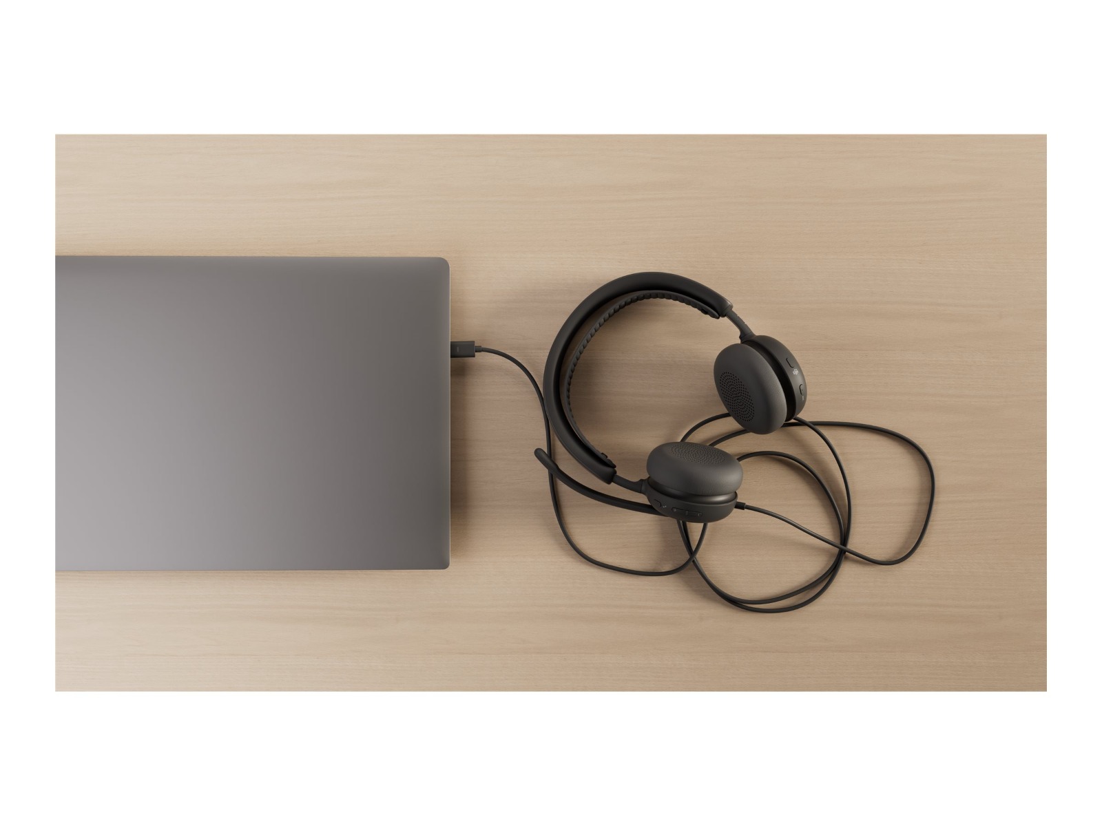 Слушалки Logitech Headset Zone Wired 2 Graphite - PN 981-001618