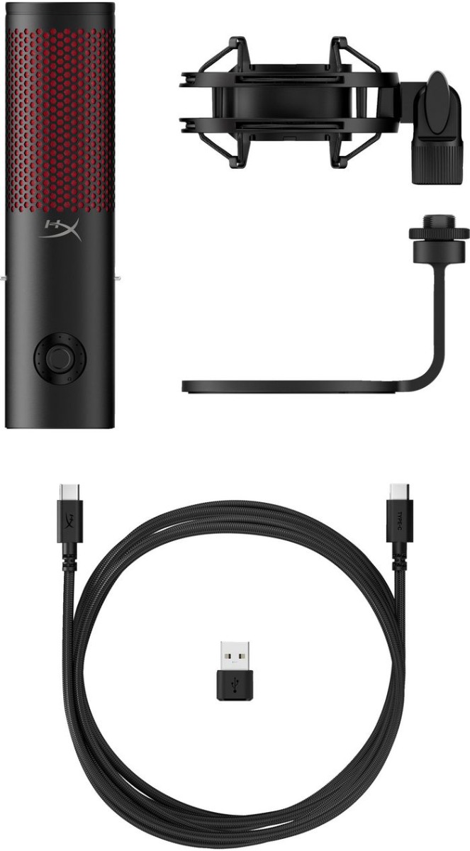 Микрофон HyperX Microphone QuadCast 2 / 872V1AA Red/Black - PN 872V1AA