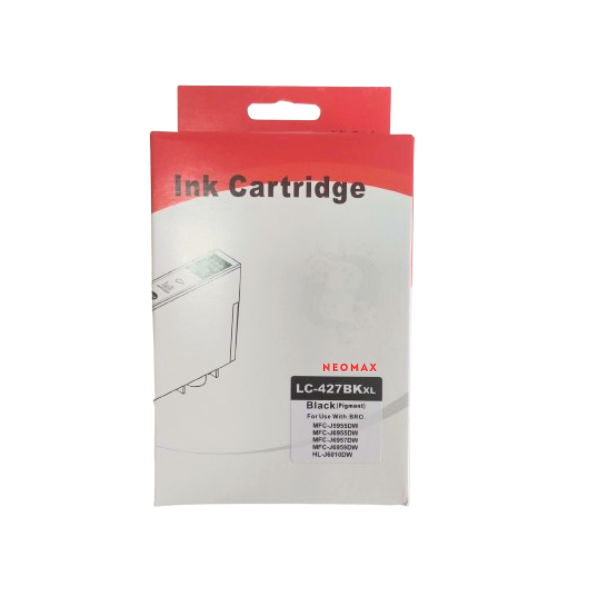 ГЛАВА ЗА BROTHER MFC J5955DW/J6955DW/J6957DW - HIGH CAPACITY - LC427XLBK (LC-427XLBK) - Black - PN BI-LC427XLBK - NEOMAX