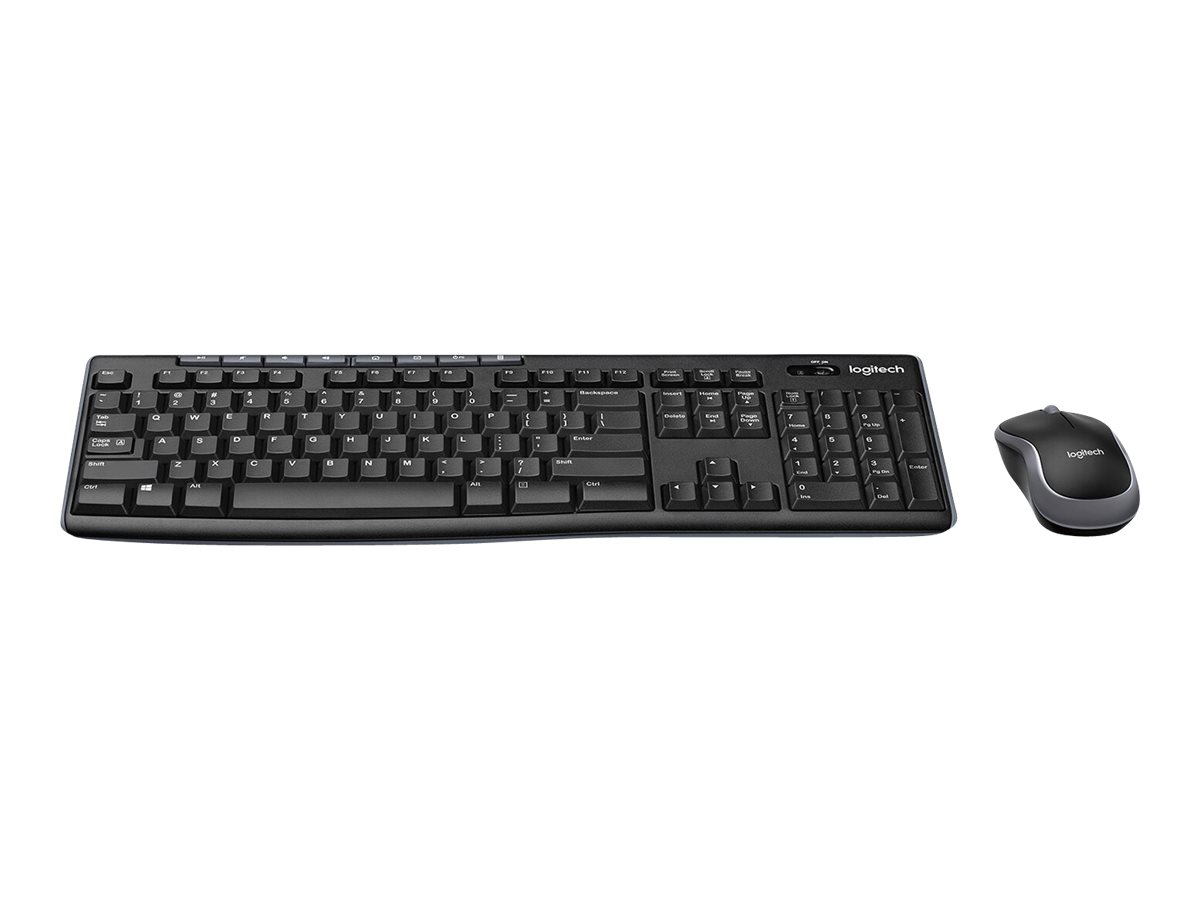 КОМПЛЕКТ МИШКА + КЛАВИАТУРА LOGITECH MK270 US - Wireless / Безжична - БЕЗ БДС КИРИЛИЗАЦИЯ  (WITHOUT BDS CYRILLIC) - Black - PN 920-004508