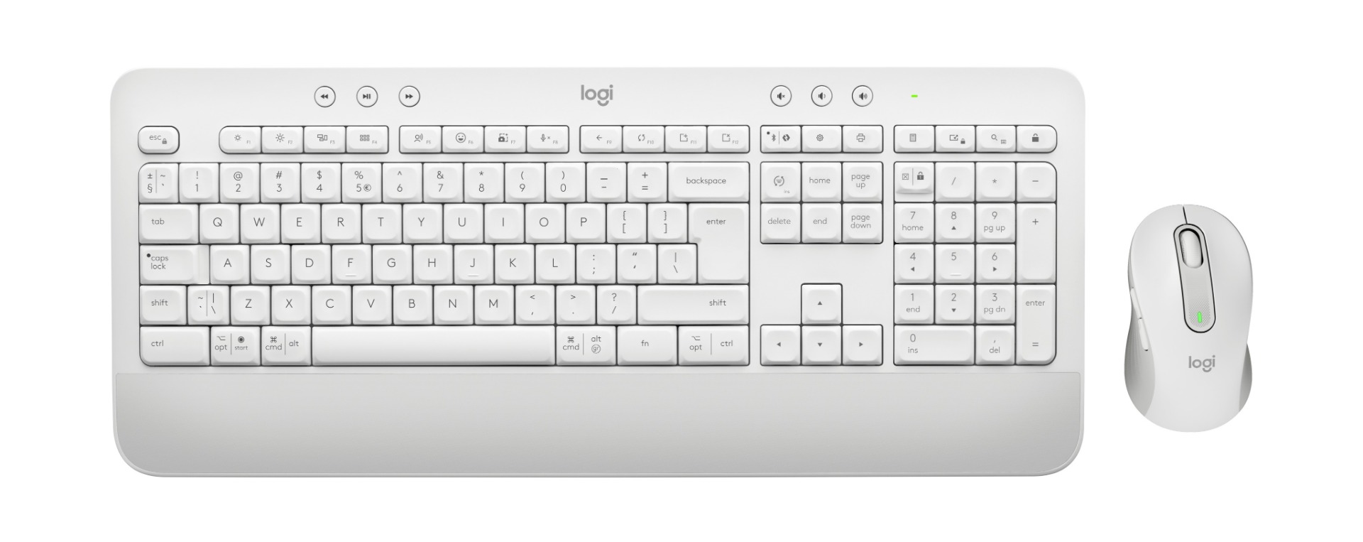 КОМПЛЕКТ МИШКА + КЛАВИАТУРА LOGITECH MK650 DE - Wireless / Безжична - БЕЗ БДС КИРИЛИЗАЦИЯ (WITHOUT BDS CYRILLIC) - White - PN 920-011022