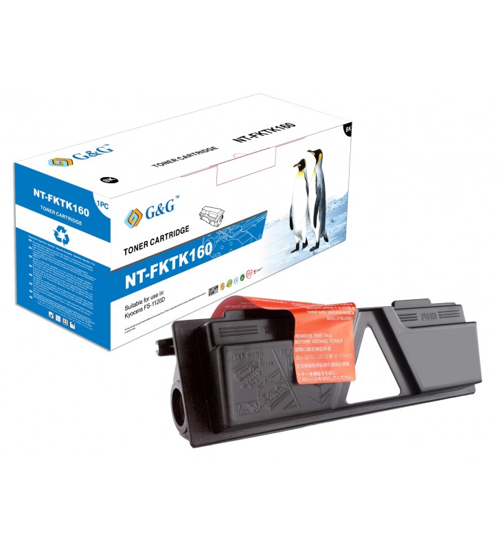 КАСЕТА ЗА KYOCERA MITA FS1120D/FS1120DN/P2035 - TK160 (TK-160) - 1T02LY0NLC  - Black - PN NT-FKTK160 - G&G