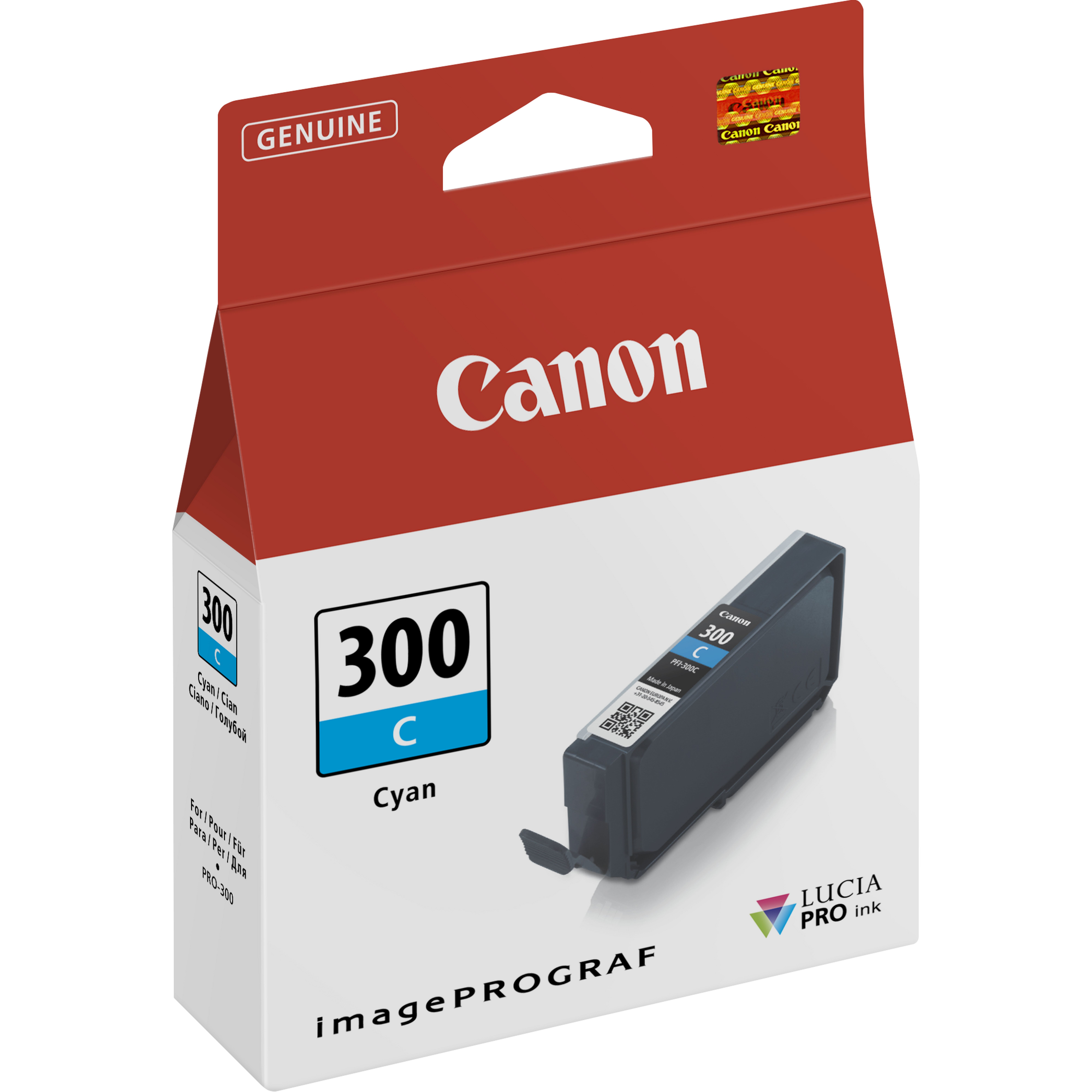 Глава за Canon imagePROGRAF Pro-300 - Ink - /300/ - PFI300C (PFI-300C) / 4194C001 - Cyan - PN 4194C001