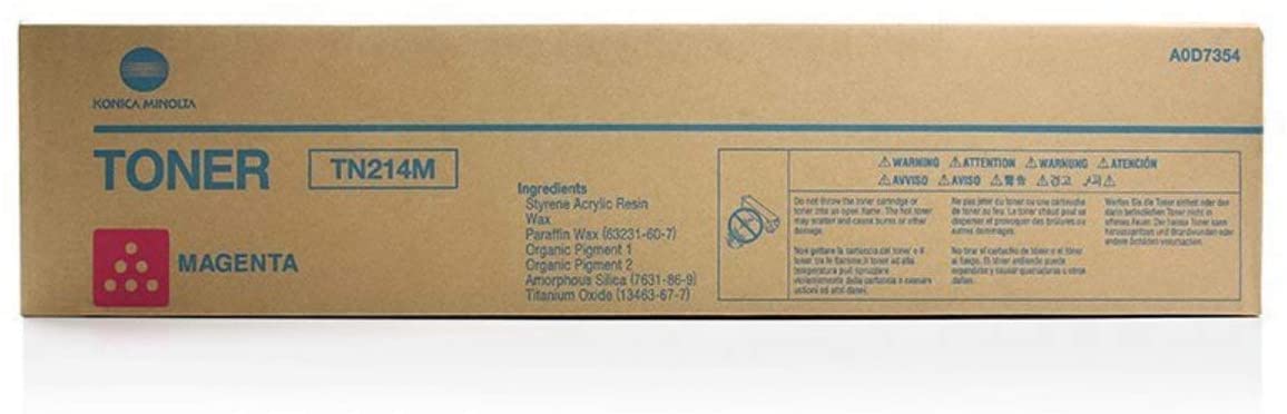 ТОНЕР КАСЕТА ЗА KONICA MINOLTA BIZHUB C200 - Magenta - TN214M (TN-214M) -  PN A0D7354