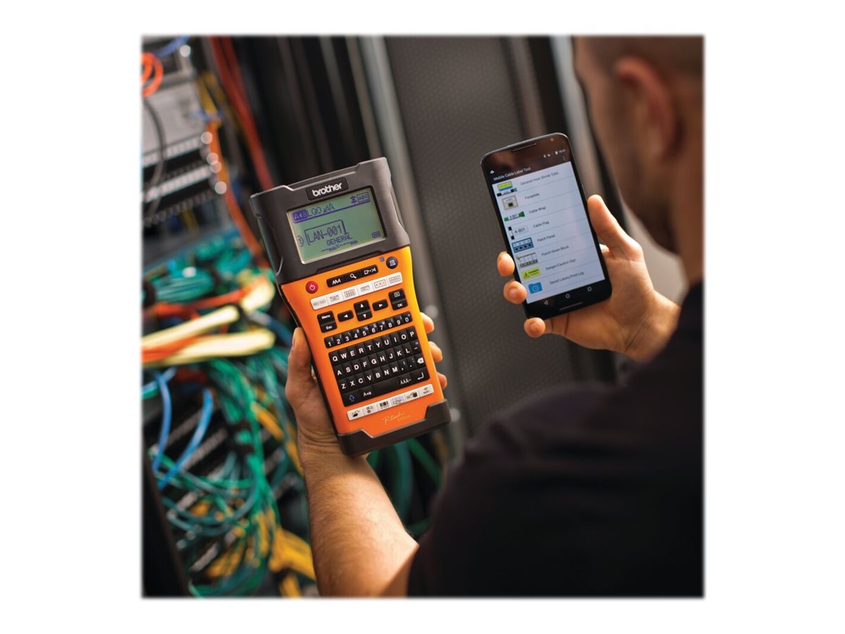 ЕТИКЕТЕН ПРИНТЕР BROTHER P-Touch PTE550WVP (PT-E550WVP) - PN PTE550WVPVT1 (PT-E550WVPVT1)