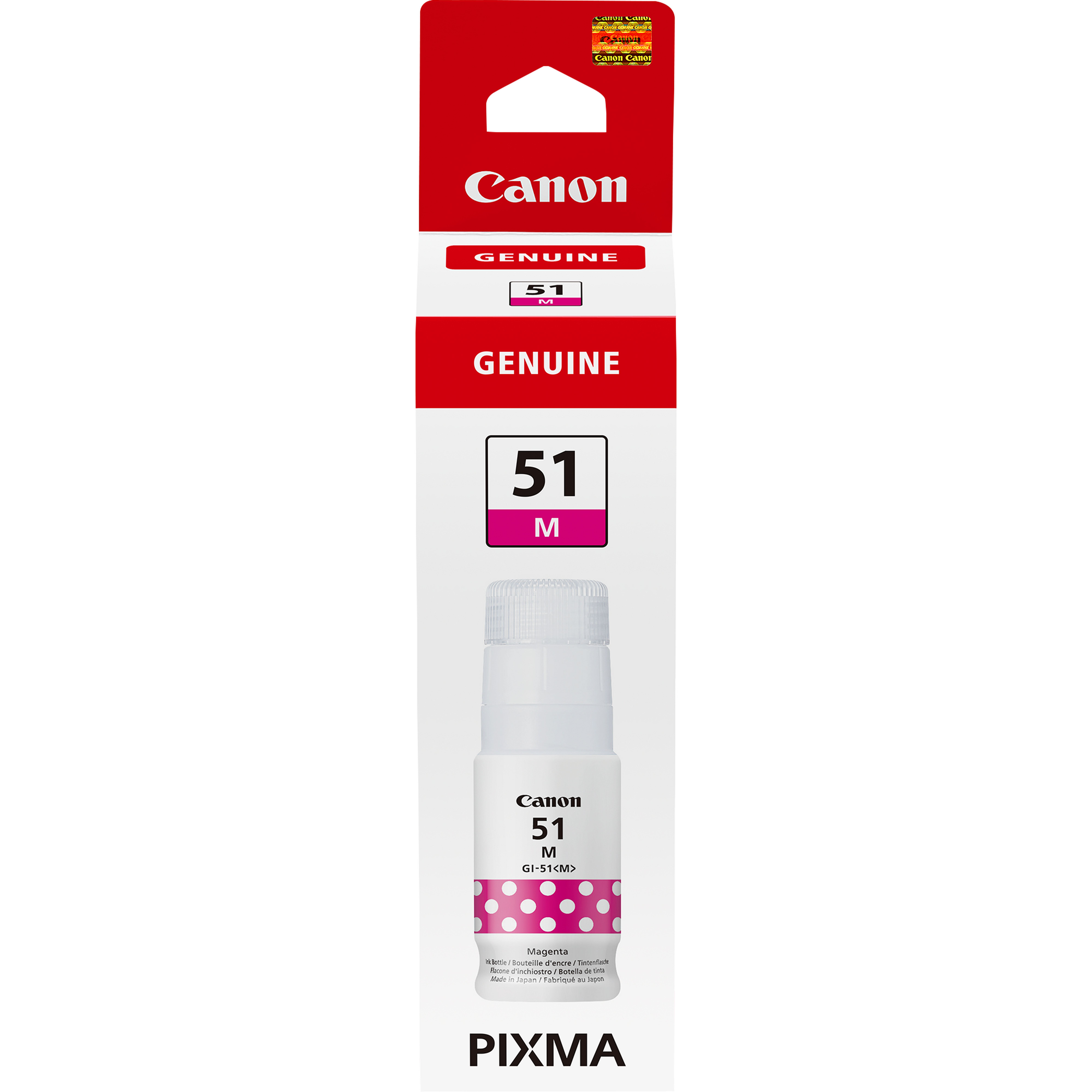Бутилка мастило за Canon Pixma G3570 Series - Ink - /51/ - GI51M (GI-51M) / 4547C001 - Magenta - PN 4547C001