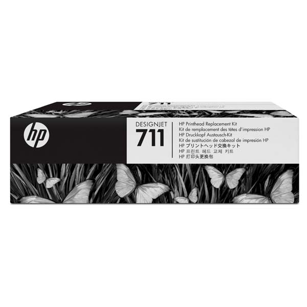 ГЛАВИ (PRINTHEADS) ЗА HEWLETT PACKARD Designjet T120/T520  ePrinter series - Printhead Replacement Kit  - Black/Cyan/Magenta/Yellow - /711/ - PN C1Q10A