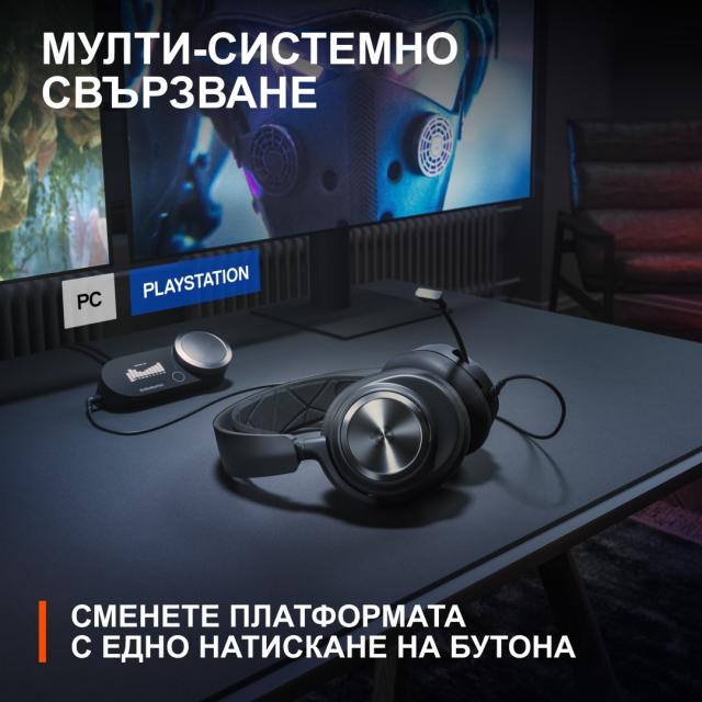 Гейминг слушалки SteelSeries Headset Arctis Nova Pro / 61527 Black - PN 61527