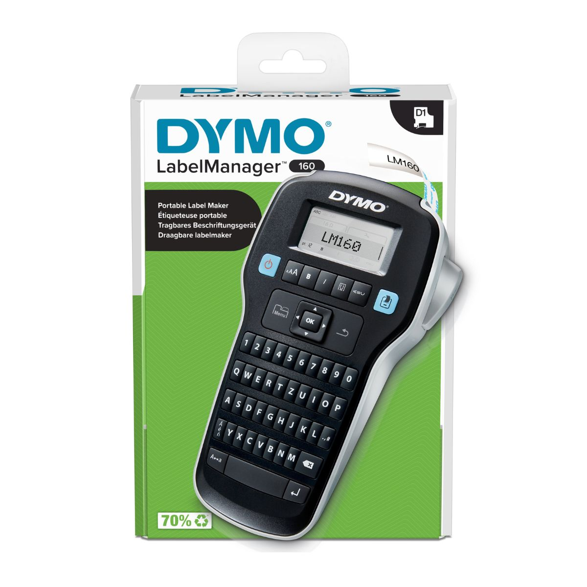 Етикетен принтер Dymo Labelling device LM160BK / 2174611 Black - PN 2174611