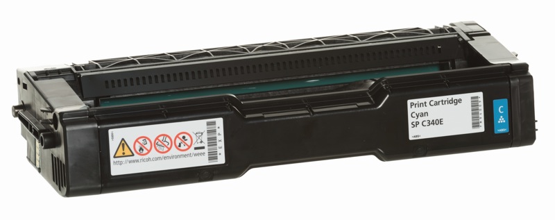 Тонер касета за Ricoh Aficio SP C341/C340dn - Toner - SPC340 / 407900 - Cyan - PN 407900