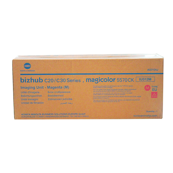 БАРАБАННА КАСЕТА ЗА KONICA MINOLTA BIZHUB C20/C30 - Magenta - DRUM UNIT - IU-312M (IU312M) - PN A0310AJ