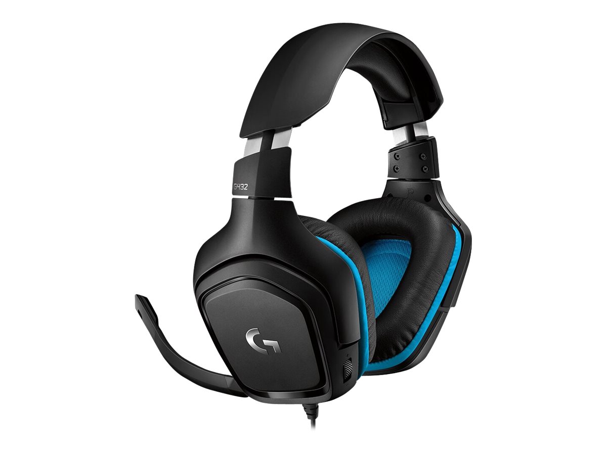 ГЕЙМЪРСКИ СЛУШАЛКИ LOGITECH ZG432 - Black-Cyan - PN 981-000770