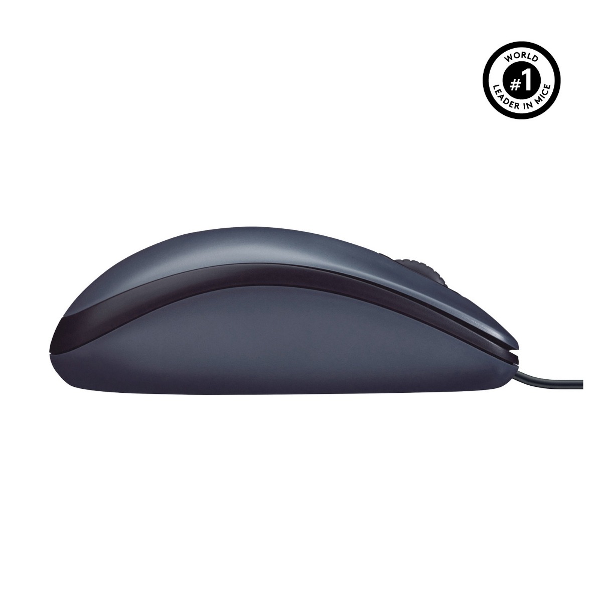 МИШКА LOGITECH B100 - Optical USB Mouse for Business, USB Type-A - Жична - Black - PN 910-003357