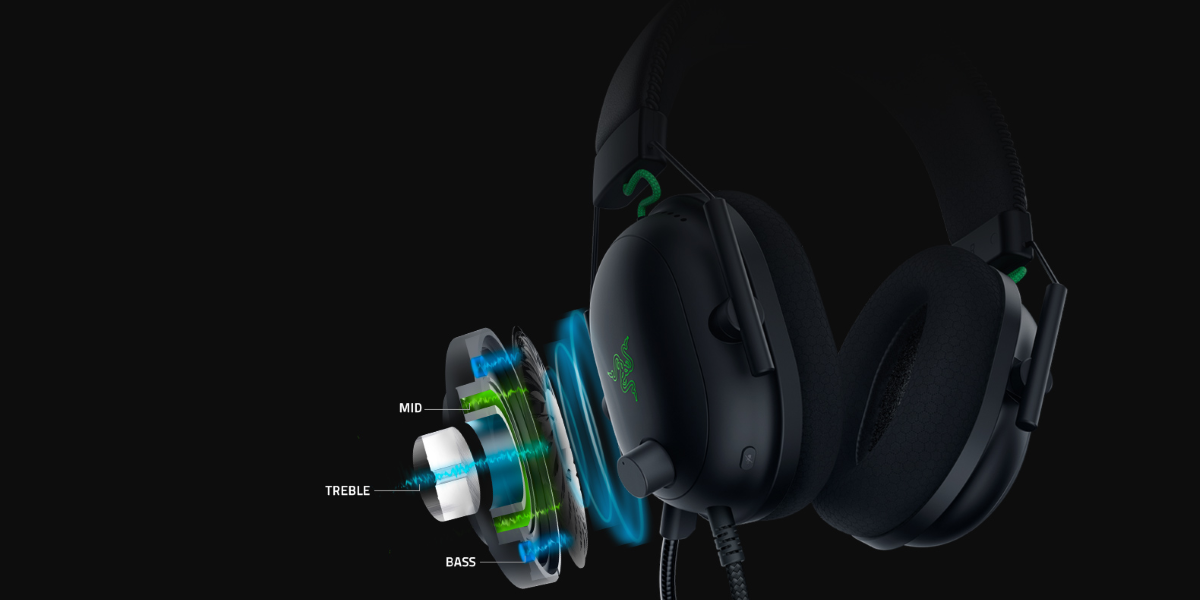 Гейминг слушалки Razer Headset BlackShark V2 X / RZ04-04570100-R3M1 - Black - PN RZ04-04570100-R3M1