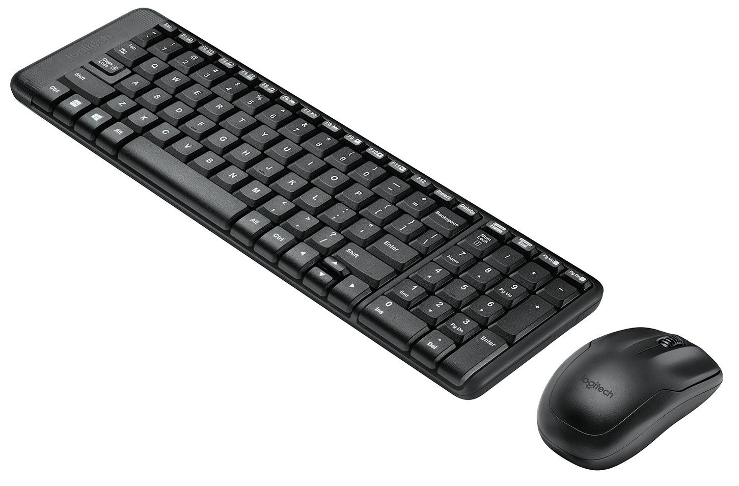 КОМПЛЕКТ МИШКА + КЛАВИАТУРА LOGITECH MK220 US - Wireless - Black - БЕЗ БДС КИРИЛИЗАЦИЯ  (WITHOUT BDS CYRILLIC) - PN 920-003161
