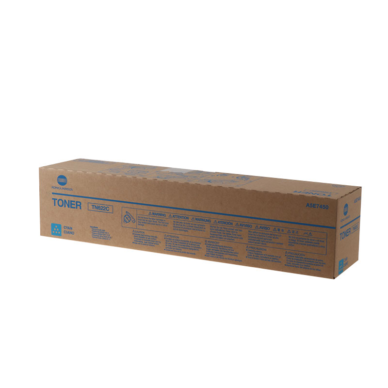 Тонер касета за Konica Minolta bizhub Press C1085/C1100 - Toner - TN622C (TN-622C) / A5E7450 - Cyan - A5E745H - PN A5E7450
