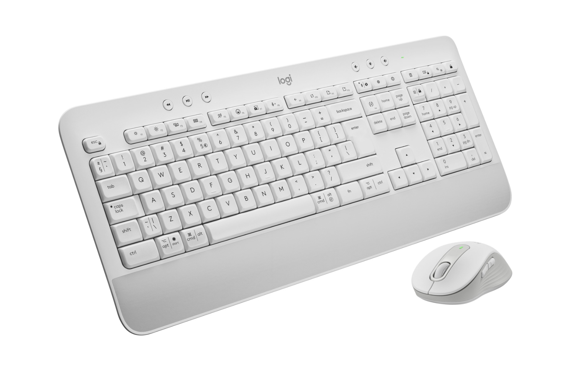 КОМПЛЕКТ МИШКА + КЛАВИАТУРА LOGITECH MK650 DE - Wireless - БЕЗ БДС КИРИЛИЗАЦИЯ (WITHOUT BDS CYRILLIC) - White - PN 920-011022