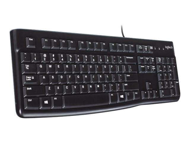 КЛАВИАТУРА LOGITECH K120U US USB - С БДС КИРИЛИЗАЦИЯ (WITH BDS CYRILLIC) - Black - PN 920-002508