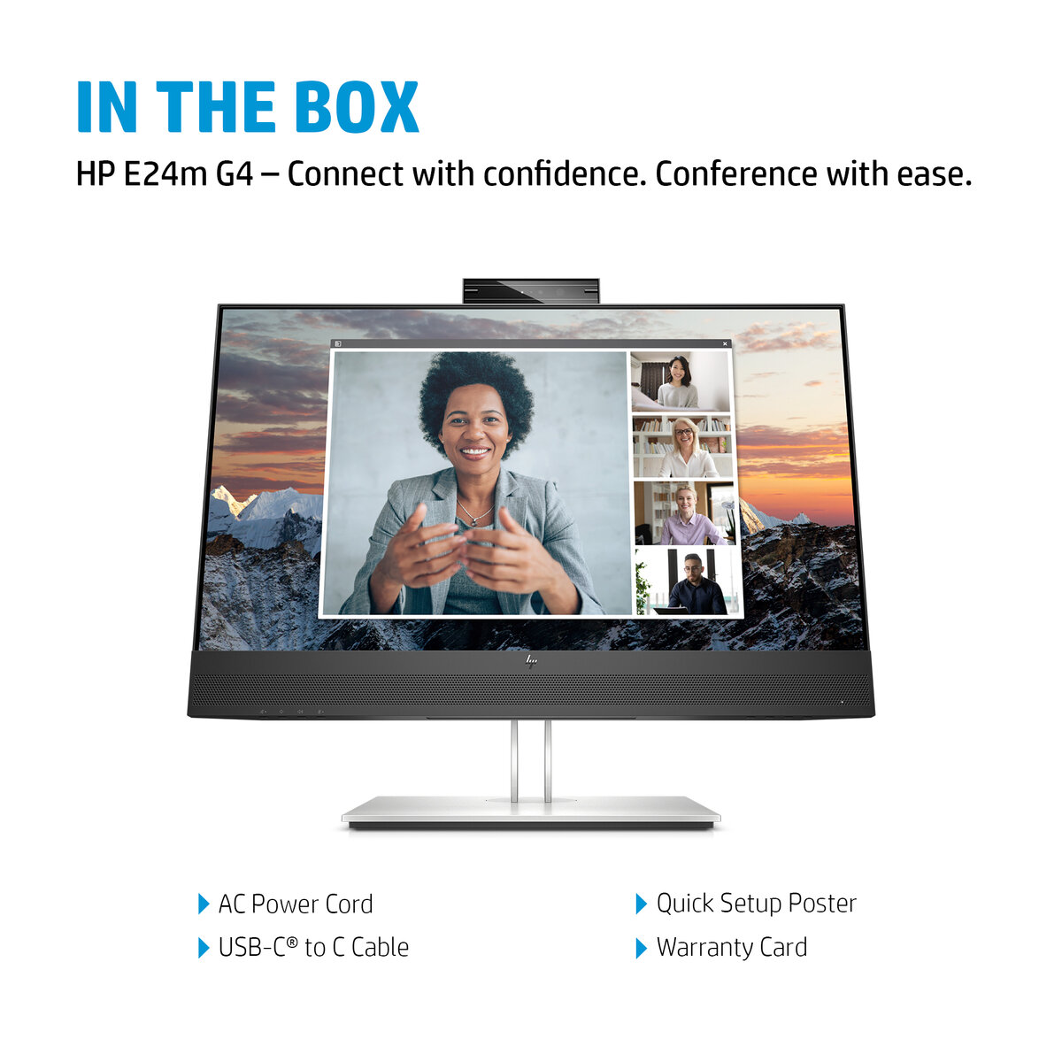 Монитор 24" HP Monitor 40Z32AA / 40Z32AA#ABB Black (23.8 ") - PN 40Z32AA#ABB