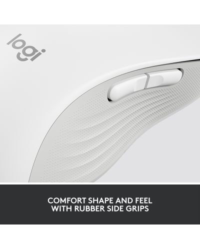 МИШКА LOGITECH M650L - Wireless / Безжична - White - PN 910-006240