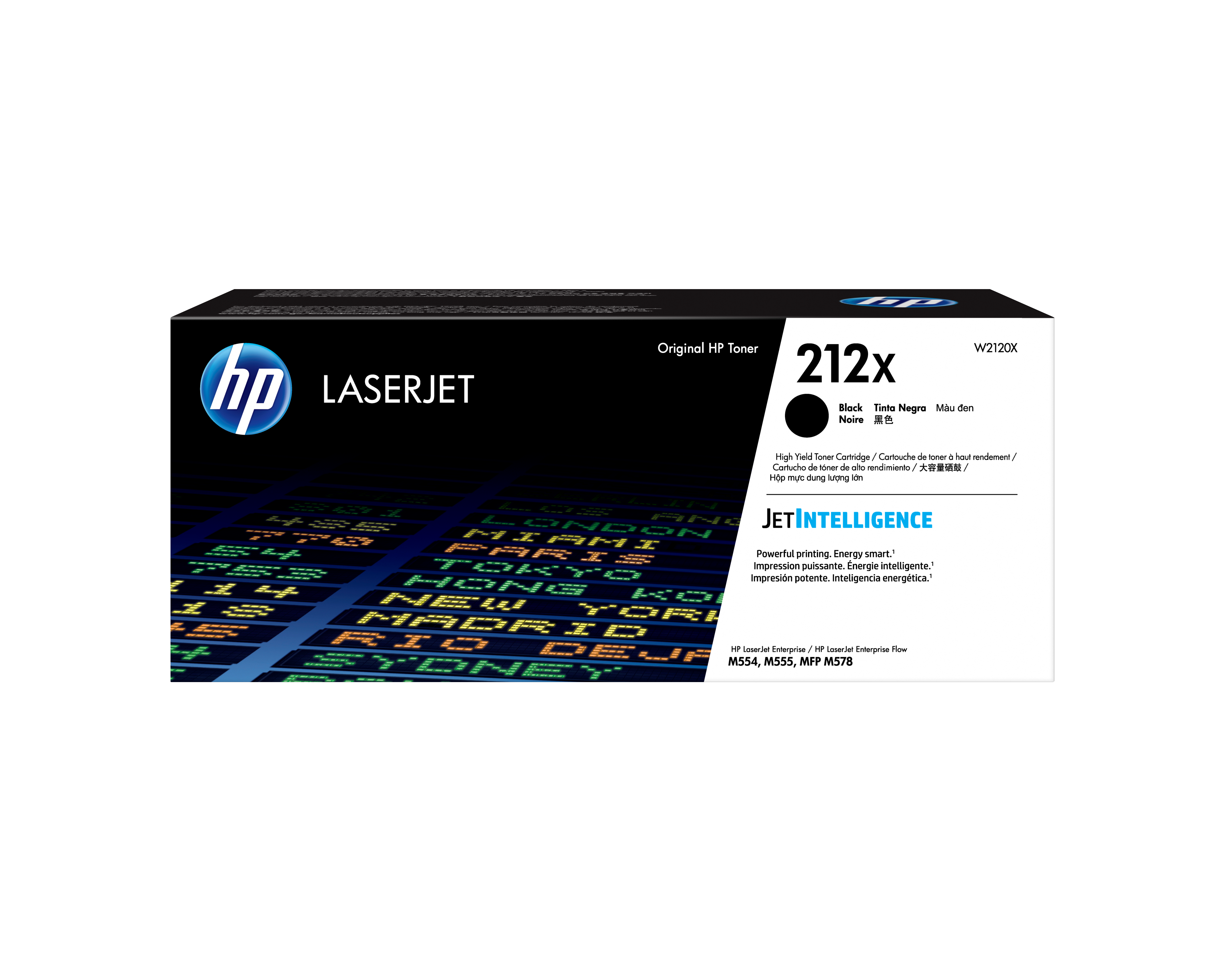 Тонер касета за HP Color LaserJet Enterprise M555/M554 Series - HIGH CAPACITY - Toner - /212X/ / W2120X - Black - XL - PN W2120X