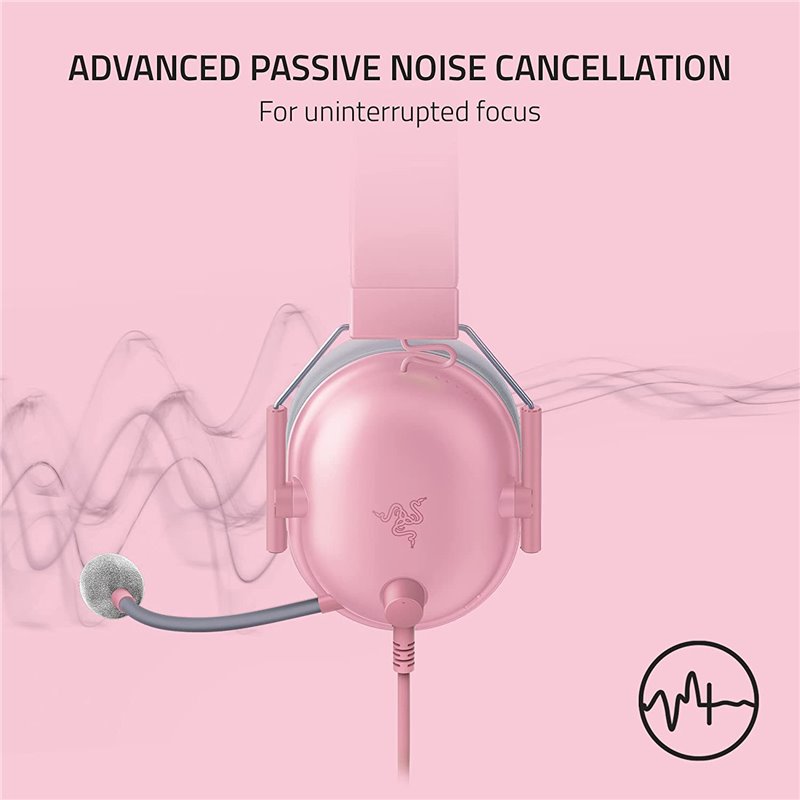 Гейминг слушалки Razer Headset BlackShark V2 X / RZ04-03240800-R3M1 - Pink - PN RZ04-03240800-R3M1