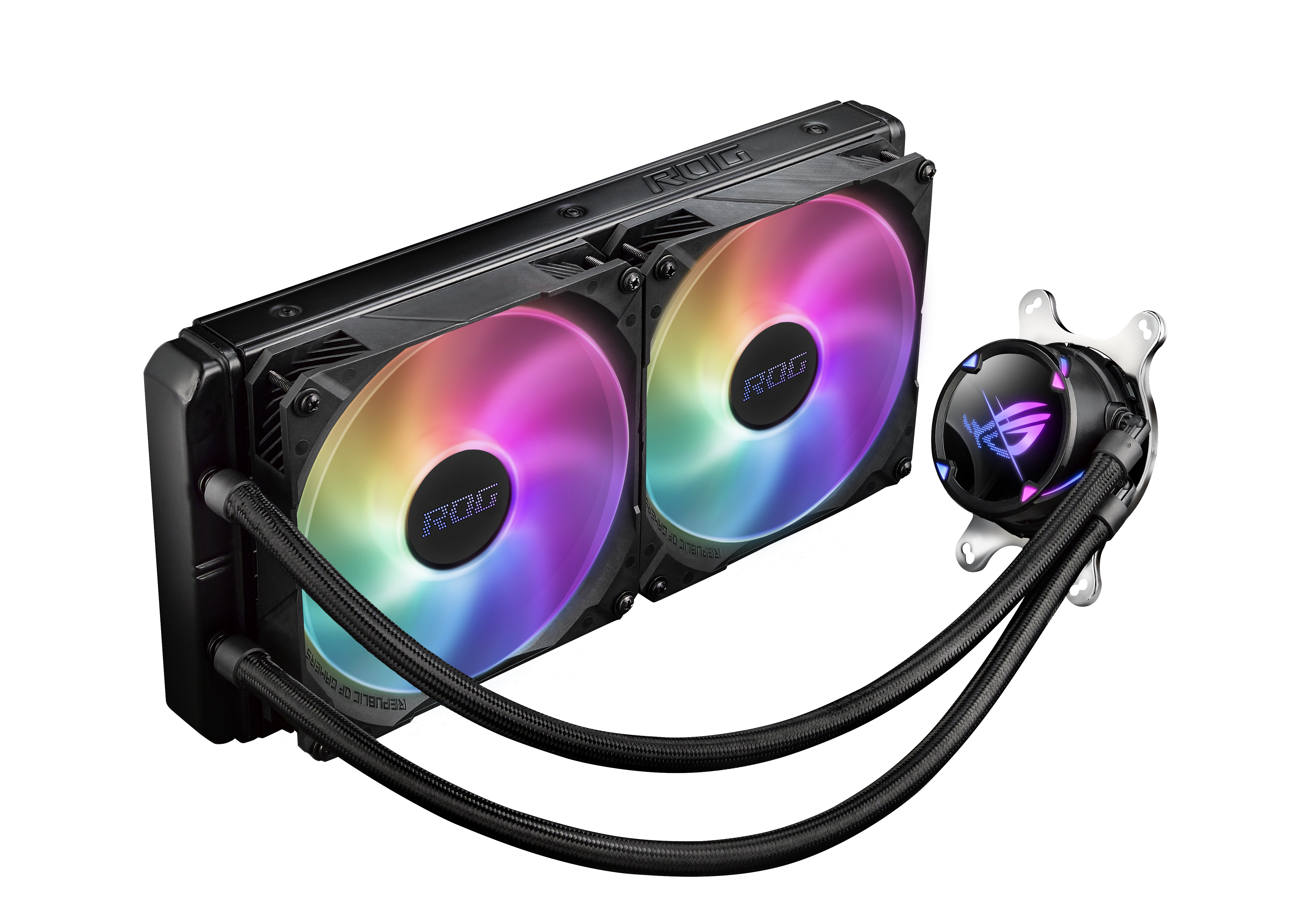 Водно охлаждане Asus Water cooling ROG Strix LC II 280 ARGB / 90RC00C1-M0UAY1 Black L - PN 90RC00C1-M0UAY1