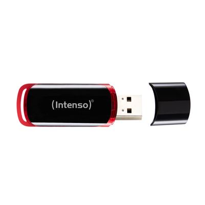 ФЛАШ ПАМЕТ Intenso USB flash drive Business Line - USB 3.2 Gen 1 - 32 GB - Black/Red - PN 3511480