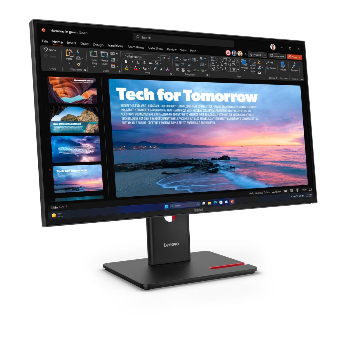 Монитор 27" Lenovo Monitor ThinkVision T27qd-40 / 64AAGAT2EU Black - PN 64AAGAT2EU