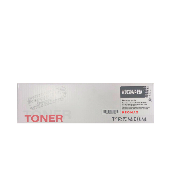 КАСЕТА ЗА HP Color Laserjet PRO M454dn/M454dw/MFP M479dw/M479fdn/M479fdw - /415A/ - WITHOUT CHIP / БЕЗ ЧИП - Black - W2030A - PN HT-W2030A - NEOMAX 