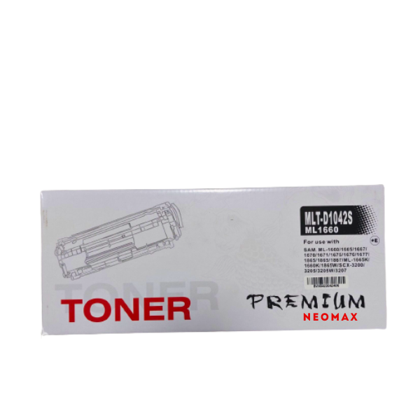 КАСЕТА ЗА SAMSUNG ML 1660/1661/1665/1666/1670/1671/1675/1860/1865/1865W/SCX 3200/3201/3205/3210/3217/3218 - MLT-D1042S (MLTD1042S) - SU737A - Black - WITH CHIP / С ЧИП - PN ST-ML1660 - NEOMAX