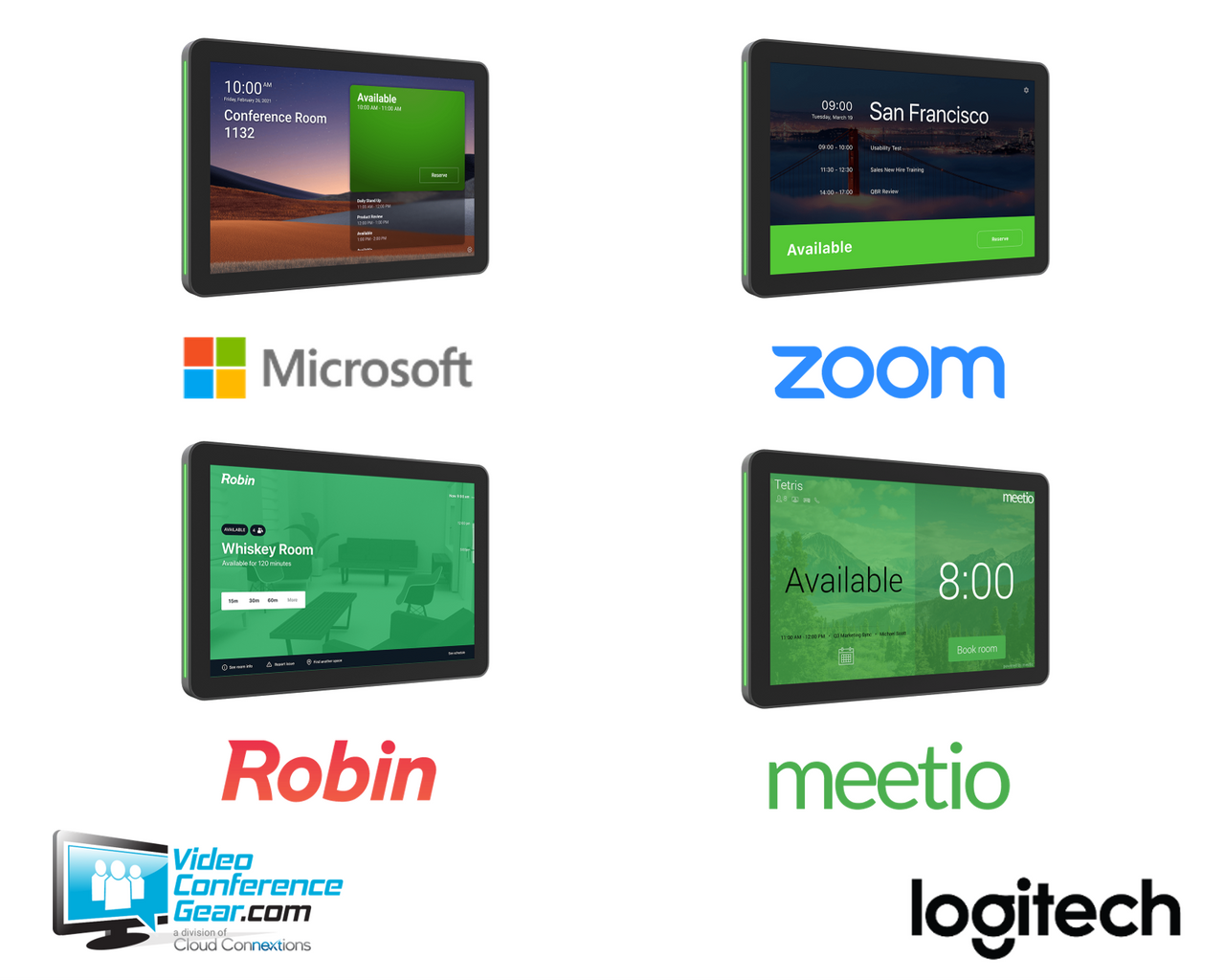 Конферентен контролен панел Logitech Conference Room Control Panel Tap Scheduler / 952-000091 Black - PN 952-000091