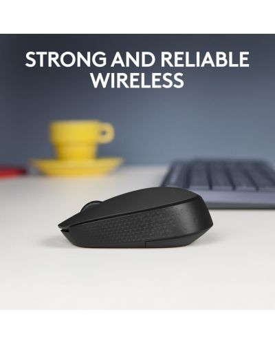 МИШКА LOGITECH M171 - RF Wireless, Alkaline - Wireless / Безжична - Black - PN 910-004424
